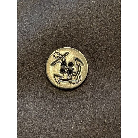 VINTAGE Fox Knapp Pea Coat Mens 42 Black Double Breasted Quilt Lined Made in USA - Picture 5 of 13